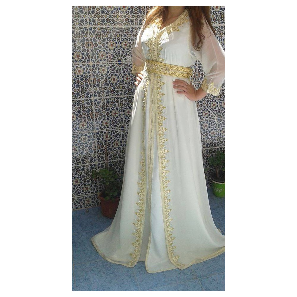 Robe marocaine et orientale arabe grande taille pas cher