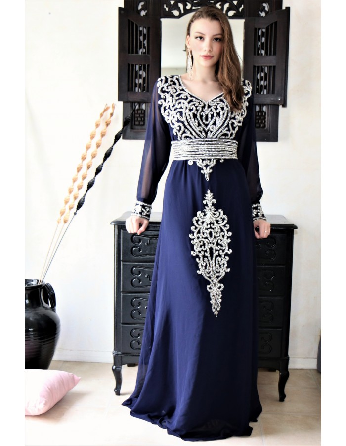 caftan dubai moderne , robe orientale moderne , robe arabe ...