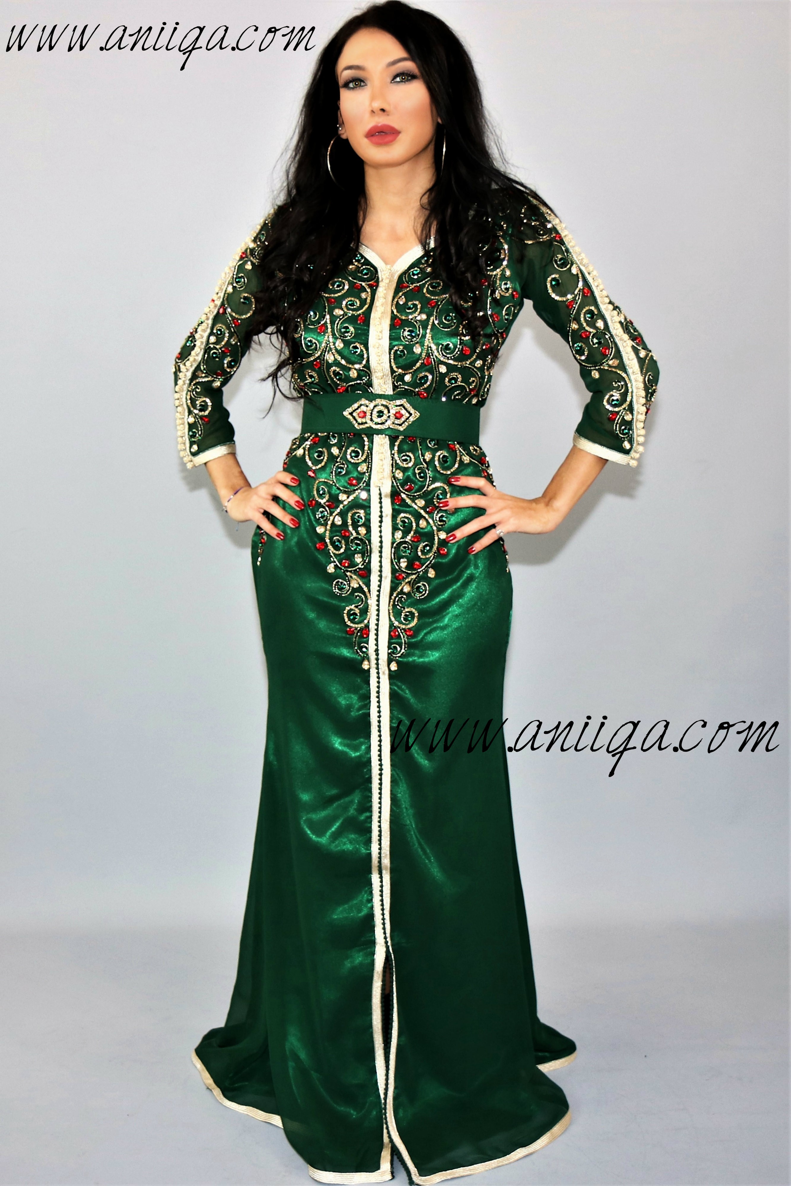 Robe Marocaine Sirene Pas Cher En Lignecaftan Simple 2019