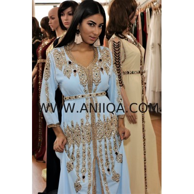 caftan moderne pas cher,caftan simple perlé ,caftan marocain 2019,caftan en ligne,caftan en vente 